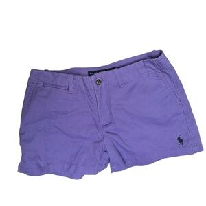 Women’s Ralph Lauren Polo Khaki Shorts Purple